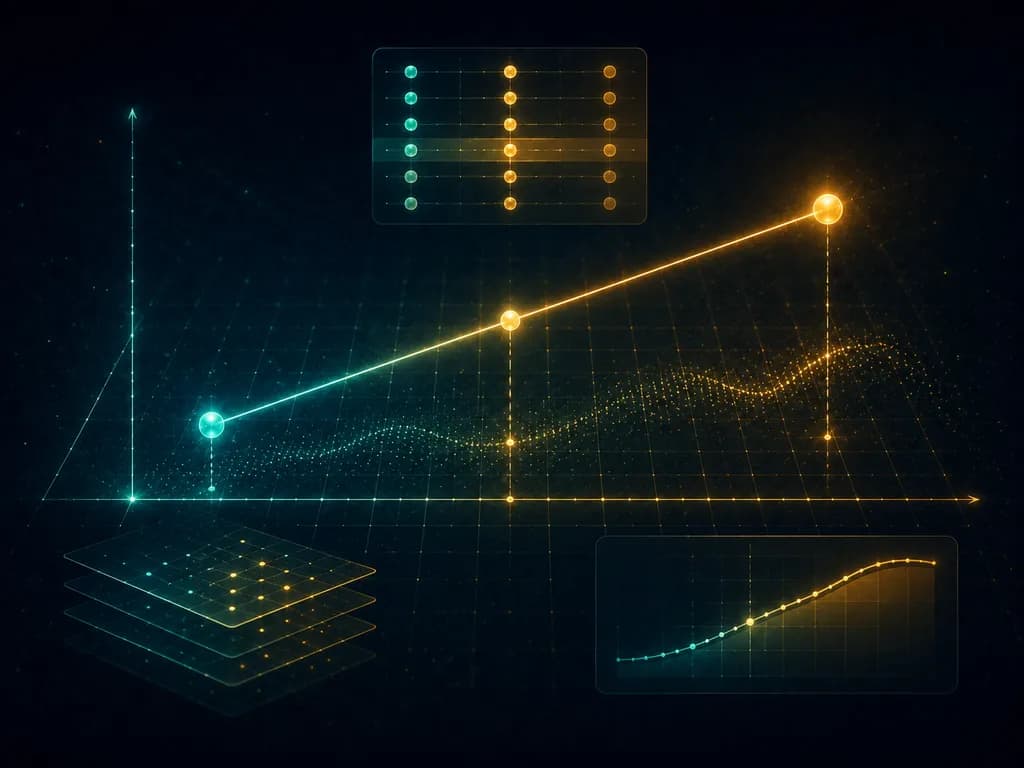 Interpolacja liniowa — ilustracja